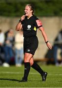 11 May 2023; Referee Kate O'Brien during the Women's U16 International Friendly match between Republic of Ireland and Germany at St Kevins FC in Dublin. Photo by Tyler Miller/Sportsfile
