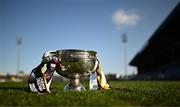 12 May 2023; A general view of the cup before the Electric Ireland Leinster GAA Hurling Minor Championship Final match between Kilkenny and Galway at Laois Hire O’Moore Park in Portlaoise, Laois. Photo by Eóin Noonan/Sportsfile