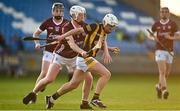 12 May 2023; Sean Bergin of Kilkenny in action against Donnacha Campbell of Galway during the Electric Ireland Leinster GAA Hurling Minor Championship Final match between Kilkenny and Galway at Laois Hire O’Moore Park in Portlaoise, Laois. Photo by Eóin Noonan/Sportsfile