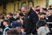 12 May 2023; UCD manager Andy Myler during the SSE Airtricity Men's Premier Division match between UCD and Shamrock Rovers at the UCD Bowl in Dublin. Photo by Seb Daly/Sportsfile
