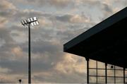 12 May 2023; A general view of the floodlights during the SSE Airtricity Men's First Division match between Waterford and Cobh Ramblers at the RSC in Waterford. Photo by Michael P Ryan/Sportsfile