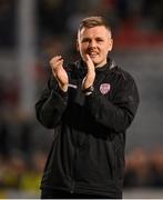 12 May 2023; Derry City first team coach Conor Loughrey after the SSE Airtricity Men's Premier Division match between Bohemians and Derry City at Dalymount Park in Dublin. Photo by Stephen McCarthy/Sportsfile