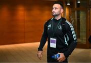 13 May 2023; Dave Kearney of Leinster arrives before the United Rugby Championship Semi-Final match between Leinster and Munster at the Aviva Stadium in Dublin. Photo by Harry Murphy/Sportsfile