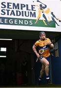 13 May 2023; Tony Kelly of Clare leads his side out to the pitch before the Munster GAA Hurling Senior Championship Round 3 match between Waterford and Clare at FBD Semple Stadium in Thurles, Tipperary. Photo by Eóin Noonan/Sportsfile
