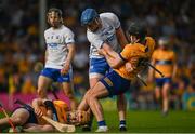 13 May 2023; Austin Gleeson of Waterford tussles with Ian Galvin of Clare during the Munster GAA Hurling Senior Championship Round 3 match between Waterford and Clare at FBD Semple Stadium in Thurles, Tipperary. Photo by Eóin Noonan/Sportsfile