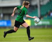 13 May 2023; Kate Mooney of Peamount United on her way to scoring her side’s first goal during the SSE Airtricity Women's Premier Division match between Treaty United and Peamount United at Markets Field in Limerick. Photo by Tom Beary/Sportsfile