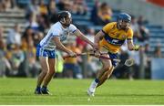 13 May 2023; Shane O'Donnell of Clare in action against Conor Gleeson of Waterford during the Munster GAA Hurling Senior Championship Round 3 match between Waterford and Clare at FBD Semple Stadium in Thurles, Tipperary. Photo by John Sheridan/Sportsfile