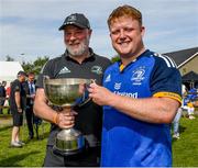 13 May 2023; Leinster head coach Enda Finn and Rob Scully from Cill Dara RFC after the Interprovincial Juniors match between Leinster and Munster at Waterford City RFC in Waterford. Photo by Matt Browne/Sportsfile