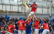 13 May 2023; Fineen Wycherley of Munster during the United Rugby Championship Semi-Final match between Leinster and Munster at the Aviva Stadium in Dublin. Photo by Seb Daly/Sportsfile