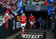 13 May 2023; Munster captain Peter O'Mahony before the United Rugby Championship Semi-Final match between Leinster and Munster at the Aviva Stadium in Dublin. Photo by Harry Murphy/Sportsfile