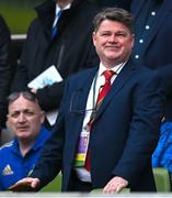 13 May 2023; Munster Rugby chief executive Ian Flanagan during the United Rugby Championship Semi-Final match between Leinster and Munster at the Aviva Stadium in Dublin. Photo by Brendan Moran/Sportsfile