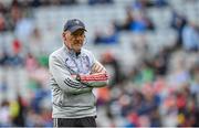 14 May 2023; Louth manager Mickey Harte before the Leinster GAA Football Senior Championship Final match between Dublin and Louth at Croke Park in Dublin. Photo by Seb Daly/Sportsfile