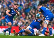 13 May 2023; Rónan Kelleher of Leinster during the United Rugby Championship Semi-Final match between Leinster and Munster at the Aviva Stadium in Dublin. Photo by Brendan Moran/Sportsfile