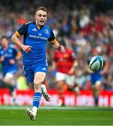 13 May 2023; Nick McCarthy of Leinster during the United Rugby Championship Semi-Final match between Leinster and Munster at the Aviva Stadium in Dublin. Photo by Brendan Moran/Sportsfile