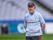 14 May 2023; Louth manager Mickey Harte before the Leinster GAA Football Senior Championship Final match between Dublin and Louth at Croke Park in Dublin. Photo by Piaras Ó Mídheach/Sportsfile