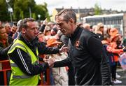 14 May 2023; Armagh manager Kieran McGeeney before the Ulster GAA Football Senior Championship Final match between Armagh and Derry at St Tiernach’s Park in Clones, Monaghan. Photo by Ramsey Cardy/Sportsfile