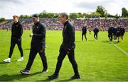 14 May 2023; Armagh manager Kieran McGeeney before the Ulster GAA Football Senior Championship Final match between Armagh and Derry at St Tiernach’s Park in Clones, Monaghan. Photo by Harry Murphy/Sportsfile