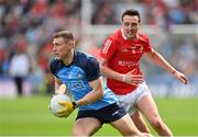 14 May 2023; John Small of Dublin in action against Tommy Durnin of Louth during the Leinster GAA Football Senior Championship Final match between Dublin and Louth at Croke Park in Dublin. Photo by Stephen Marken/Sportsfile