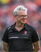 14 May 2023; Joe Brolly of the Derry 1998 Ulster Champions side during the Ulster GAA Football Senior Championship Final match between Armagh and Derry at St Tiernach’s Park in Clones, Monaghan. Photo by Harry Murphy/Sportsfile