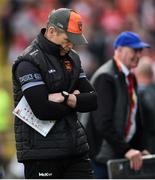 14 May 2023; Armagh manager Kieran McGeeney during the Ulster GAA Football Senior Championship Final match between Armagh and Derry at St Tiernach’s Park in Clones, Monaghan. Photo by Ramsey Cardy/Sportsfile