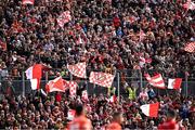 14 May 2023; Supporters during the Ulster GAA Football Senior Championship Final match between Armagh and Derry at St Tiernach’s Park in Clones, Monaghan. Photo by Ramsey Cardy/Sportsfile
