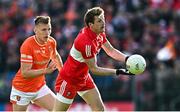 14 May 2023; Brendan Rogers of Derry during the Ulster GAA Football Senior Championship Final match between Armagh and Derry at St Tiernach’s Park in Clones, Monaghan. Photo by Ramsey Cardy/Sportsfile