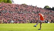 14 May 2023; Aidan Nugent of Armagh during the penalty shoot-out in the Ulster GAA Football Senior Championship Final match between Armagh and Derry at St Tiernach’s Park in Clones, Monaghan.  Photo by Ramsey Cardy/Sportsfile