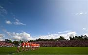 14 May 2023; The Armagh team before the Ulster GAA Football Senior Championship Final match between Armagh and Derry at St Tiernach’s Park in Clones, Monaghan. Photo by Ramsey Cardy/Sportsfile