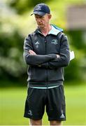 15 May 2023; Head coach Leo Cullen during a Leinster Rugby squad training session at UCD in Dublin. Photo by Harry Murphy/Sportsfile