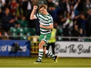 15 May 2023; Daniel Cleary of Shamrock Rovers reacts after the final whistle during the SSE Airtricity Men's Premier Division match between Shamrock Rovers and St Patrick's Athletic at Tallaght Stadium in Dublin. Photo by Tyler Miller/Sportsfile