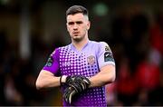 15 May 2023; Derry City goalkeeper Brian Maher during the SSE Airtricity Men's Premier Division match between Derry City and Dundalk at The Ryan McBride Brandywell Stadium in Derry. Photo by Ramsey Cardy/Sportsfile