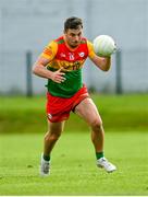 14 May 2023; Colm Hulton of Carlow during the Tailteann Cup Group 3 Round 1 match between Wicklow and Carlow at Echelon Park in Aughrim, Wicklow. Photo by Tyler Miller/Sportsfile