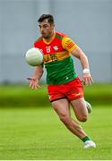 14 May 2023; Colm Hulton of Carlow during the Tailteann Cup Group 3 Round 1 match between Wicklow and Carlow at Echelon Park in Aughrim, Wicklow. Photo by Tyler Miller/Sportsfile