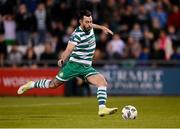 15 May 2023; Richie Towell of Shamrock Rovers takes a penalty to score his side's third goal during the SSE Airtricity Men's Premier Division match between Shamrock Rovers and St Patrick's Athletic at Tallaght Stadium in Dublin. Photo by Stephen McCarthy/Sportsfile