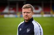 16 May 2023; Shelbourne manager Damien Duff poses for a portrait after a media conference at Tolka Park in Dublin. Photo by David Fitzgerald/Sportsfile