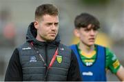 13 May 2023; Donegal manager Luke Barrett before the Ulster GAA Minor Football Championship Quarter-Final match between Cavan and Donegal at Kingspan Breffni in Cavan. Photo by Stephen McCarthy/Sportsfile