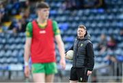 13 May 2023; Donegal manager Luke Barrett before the Ulster GAA Minor Football Championship Quarter-Final match between Cavan and Donegal at Kingspan Breffni in Cavan. Photo by Stephen McCarthy/Sportsfile