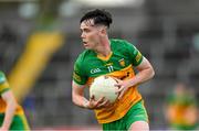 13 May 2023; Shane Callaghan of Donegal during the Ulster GAA Minor Football Championship Quarter-Final match between Cavan and Donegal at Kingspan Breffni in Cavan. Photo by Stephen McCarthy/Sportsfile