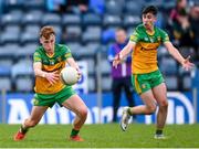 13 May 2023; Conor McCahill of Donegal during the Ulster GAA Minor Football Championship Quarter-Final match between Cavan and Donegal at Kingspan Breffni in Cavan. Photo by Stephen McCarthy/Sportsfile