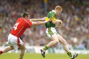 13 June 2004; Colm Cooper, Kerry, in action against Noel O'Leary, Cork. Bank of Ireland Munster Senior Football Championship Semi-Final, Kerry v Cork, Fitzgerald Stadium, Killarney, Co. Kerry. Picture credit; Brendan Moran / SPORTSFILE
