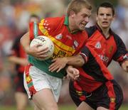 12 June 2004; Willie Power, Carlow. Bank of Ireland Football Championship Qualifier, Round 1, Carlow v Down, Dr. Cullen Park, Carlow. Picture credit; Damien Eagers / SPORTSFILE