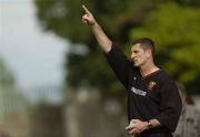 12 June 2004; Paddy O'Rourke, Down manager. Bank of Ireland Football Championship Qualifier, Round 1, Carlow v Down, Dr. Cullen Park, Carlow. Picture credit; Damien Eagers / SPORTSFILE