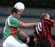 22 June 2004; Dan Murray, Cork City, in action against Glen Crowe, Bohemians. eircom League Premier Division, Cork City v Bohemians, Turners Cross, Cork. Picture credit; David Maher / SPORTSFILE