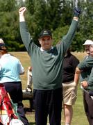 24 June 2004; Paul Charlton, Connaught, pictured on the 18th. All Ireland Special Olympics Golf Finals, Harbour Point Golf Course, Little Island, Cork. Golf. Picture credit; Gerard McCarthy