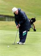 24 June 2004; Paul Smith, Connaught, pictured on the 18th green. All Ireland Special Olympics Golf Finals, Harbour Point Golf Course, Little Island, Cork. Golf. Picture credit; Gerard McCarthy