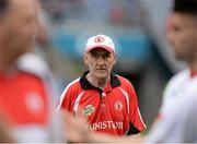 25 August 2013; Tyrone manager Mickey Harte leaves the pitch after the game. GAA Football All-Ireland Senior Championship Semi-Final, Mayo v Tyrone, Croke Park, Dublin. Picture credit: Brendan Moran / SPORTSFILE