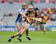 11 August 2013; Eoin Kenny, Kilkenny, in action against Mark O'Brien, Waterford. Electric Ireland GAA Hurling All-Ireland Minor Championship, Semi-Final, Kilkenny v Waterford, Croke Park, Dublin. Picture credit: Ray McManus / SPORTSFILE