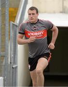 27 August 2013; Kerry's Mark Griffin makes his way out for squad training ahead of their GAA Football All-Ireland Senior Championship Semi-Final against Dublin on Sunday. Kerry Football Squad Training, Fitzgerald Stadium, Killarney, Co. Kerry. Picture credit: Diarmuid Greene / SPORTSFILE