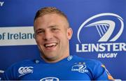 28 August 2013; Leinster's Ian Madigan during a press conference ahead of their pre-season friendly against Northampton Saints on Friday. Leinster Rugby Press Conference, Leinster Rugby Head Offices, UCD, Belfield, Dublin. Picture credit: Matt Browne / SPORTSFILE