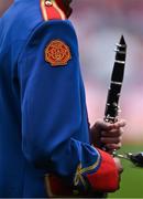 14 May 2023; A detailed view of the uniform of a member of The Artane Band at the Leinster GAA Football Senior Championship Final match between Dublin and Louth at Croke Park in Dublin. Photo by Piaras Ó Mídheach/Sportsfile